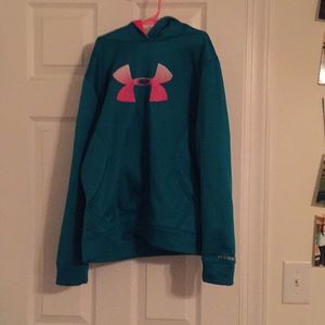 blue under armour sweatshirt